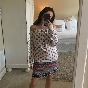 Off the shoulder long sleeve dress from target